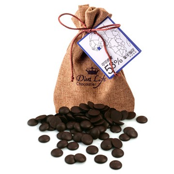 象牙海岸58%黑巧克力鈕扣