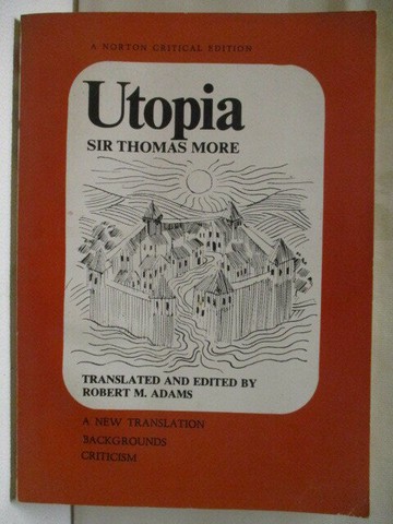 【書寶二手書T2／原文小說_XD1】Utopia sir thomas more