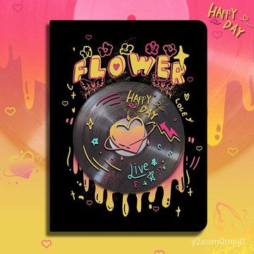 🔥台灣發貨 可開票🔥ipad保護套pro11個性潮酷唱片mini6書本式air5防摔10.9寸全包10代