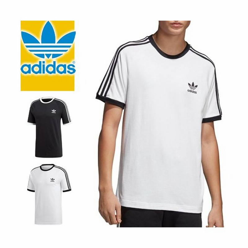 アディダス Adidas Tシャツ スリーストライプ ティー メンズ 半袖 トレフォイル ブランド おしゃれ 黒 白 ブラック ホワイト 通販 Lineポイント最大0 5 Get Lineショッピング