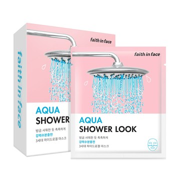 Faith in Face Aqua Shower Look Hydrogel Mask 10ea