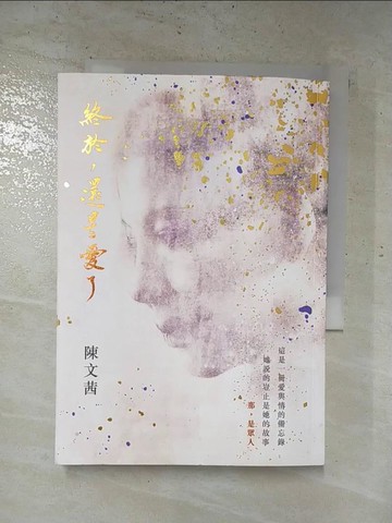 【書寶二手書T3／短篇_HTO】終於，還是愛了_陳文茜