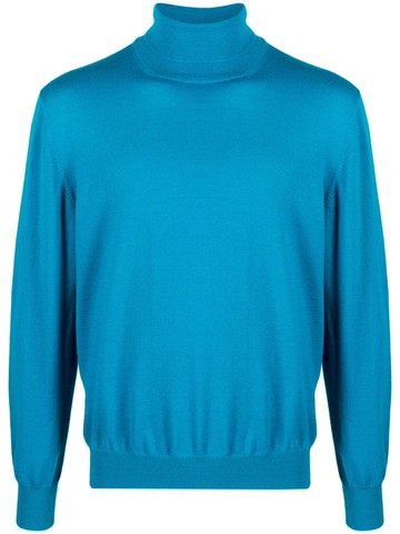 Fileria - roll-neck virgin-wool jumper - unisex - Virgin Wool - 52 - Blue