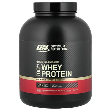 Optimum Nutrition, 金標準全乳清蛋白，咖啡味，5 磅（2.27 千克）