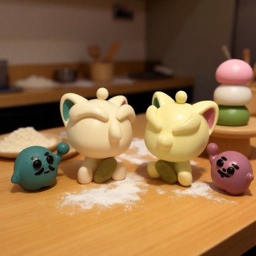 【えんぎ猫】 祈願擺件0918/0928