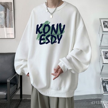 時尚上衣 加絨加厚衛衣 韓版上衣 日係上衣 秋冬上衣 大尺碼上衣 顯瘦上衣 美式高街 國中生上衣 圓領衛衣