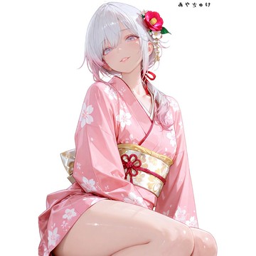 【12月新品】07-109-0059 人物貼紙 性感和服女孩