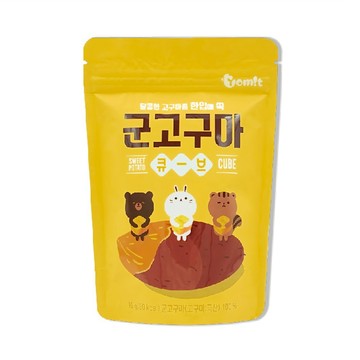 韓爸田園日記 谷谷瑪小地瓜  韓國地瓜製成  適中大小切塊  夾鏈袋包裝  烤地瓜  16g  1包