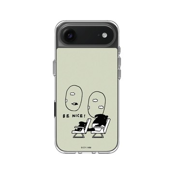 iPhone Air Clear Case（相機按鈕） 透明 - 馬來貘 Laimo - Be NICE