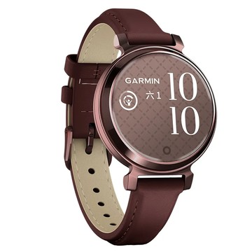 GARMIN Lily 2 智慧腕錶 經典皮革錶帶款  藍牙  35.4mm  橡樹摩卡  1支