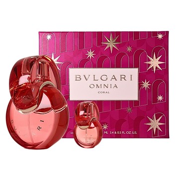 Bvlgari 寶格麗 Omnia Coral 晶艷淡香水禮盒(100ml +15ml)