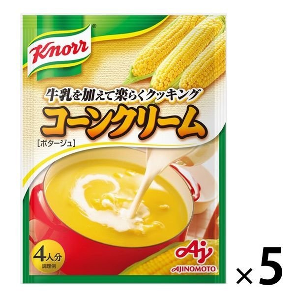 味の素クノール　スープ コーンクリーム（4人分） 5個　味の素