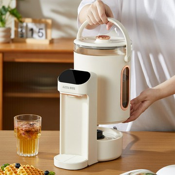 廠家代發直飲機熱式飲水機小型硅膠玻璃熱水壺 304不銹鋼燒水壺【北歐家居生活】