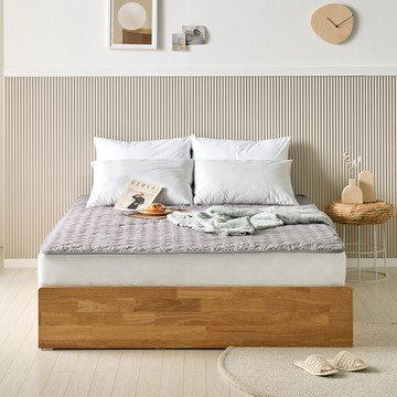 MARCELINE Good Dream 絎縫防水墊  深灰色  Q(150 x 200cm)