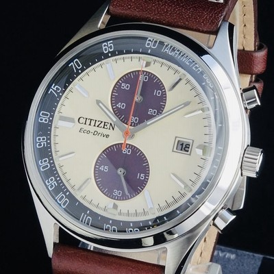 ヴィンテージ CITIZEN 自動巻き腕時計 ブラウン シチズン ドーム型風防 r400