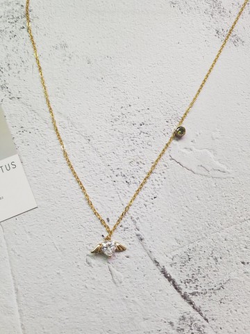 皓石小碎鑽項鍊金色鎖骨鏈