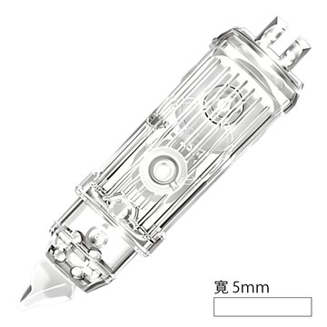 歐文OVAL 修正帶替帶5mm 白/透明/灰頭