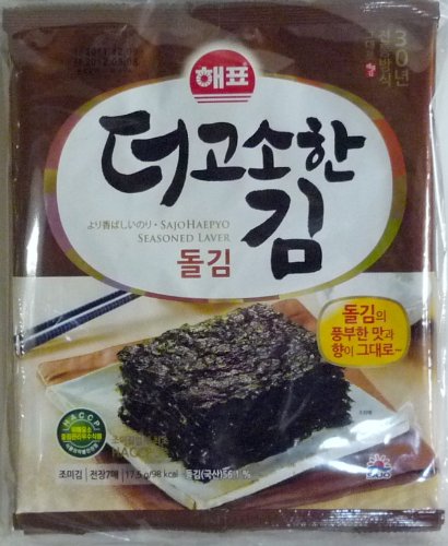 韓国海苔　ヘピョ全形　7枚5袋入