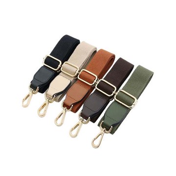 帆布包帶斜挎帶替換包帶配件單肩可調節白色黑色寬包帶肩帶寬肩帶