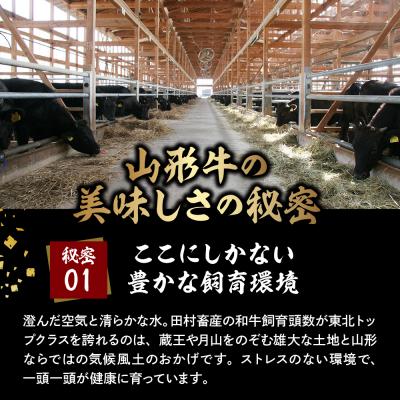 ふるさと納税 東根市 山形牛ロースステーキ約200g×4枚 田村食品提供