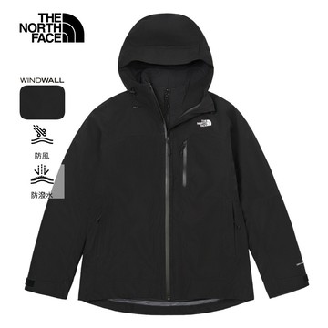 The North Face北面女款黑色DRYVENT防水三合一外套｜8ED1JK3