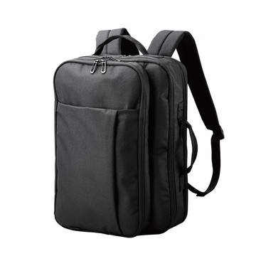 ELECOM 大容量兩用公事背包 黑