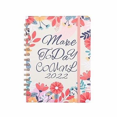 Nuolux 22スケジュールノート 花柄 計画ノート A5 ビジネス手帳 メモ帳 時間管理 効率アップ システム手帳 勉強 受験スケジ 通販 Lineポイント最大get Lineショッピング