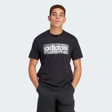 adidas 愛迪達 上衣 男款 短袖上衣 運動 國際碼 M CAMO G T 2 黑 IR5825