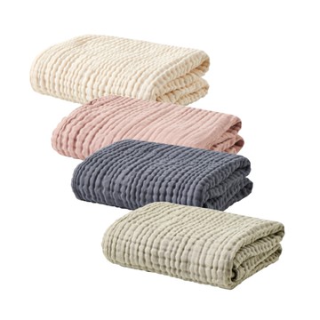 Hugsie 好喜 美國棉棉花糖六層紗浴巾70x90cm(多色可選)台灣製