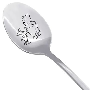 維尼可愛不鏽鋼湯匙  1支