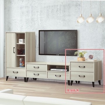 AS DESIGN 雅司家具-白有裁低櫃-60×40×56cm