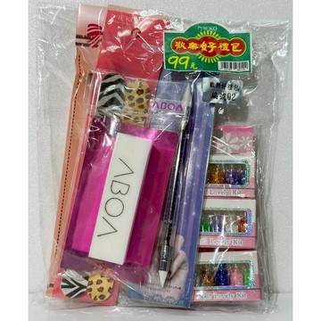 MEKO 歡樂好禮包11入組 (編號02) /拋光板/磨甲器/磨砂棒/點鑽筆/彩繪亮片【官方旗艦館】