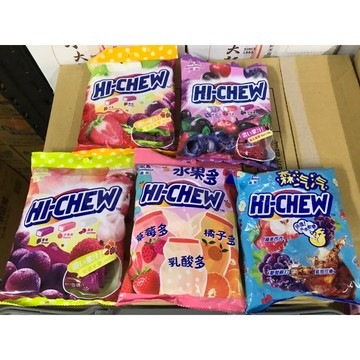 ~省錢叔叔~森永 HI-CHEW 嗨啾軟糖 袋裝 90g 水果多 綜合莓果 綜合汽水 特選水果 綜合水果 牛奶糖