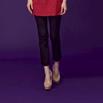 古典美 彈性顯瘦九分褲【58181】棉麻/亞麻/中國風/漢服/茶禪服