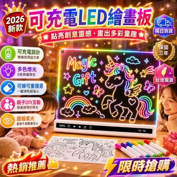 2026獨家新款🔥可擦寫 LED發光畫板 DIY發光寫字板 發光塗鴉繪畫板 護眼畫板燈小夜燈 擺夜攤發光字 廣告發光畫板