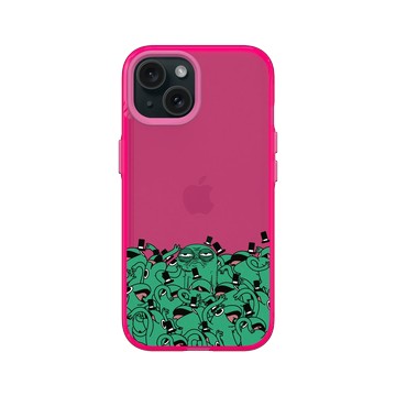iPhone 15 Clear 粉漾桃 - 怪奇事物所 Incrediville - 漩渦所長
