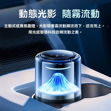 迪索倫車載汽車用自動噴香機車內雲霧觀景香水持久淡香祛味車載智能香薰