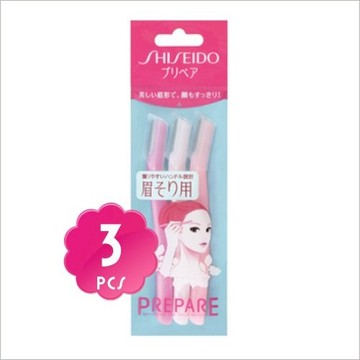 日本進口資生堂SHISEIDO安全修眉刀(3入) [55078]