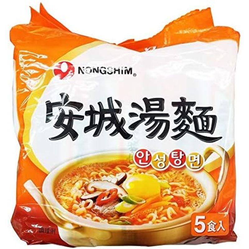 農心 安城湯麺（アンソンタンメン） 1パック（125g×5袋入り）