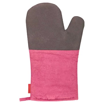 tescoma Delicia止滑隔熱手套，100% 純棉，耐熱220度C  桃紅  1個