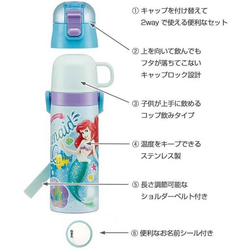 アリエル 販売 水筒 2way