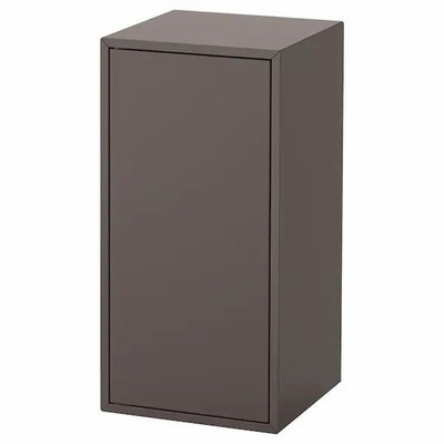【IKEA】EKET/エーケト キャビネット 扉/棚板1付きダークグレー35x35x70 cm