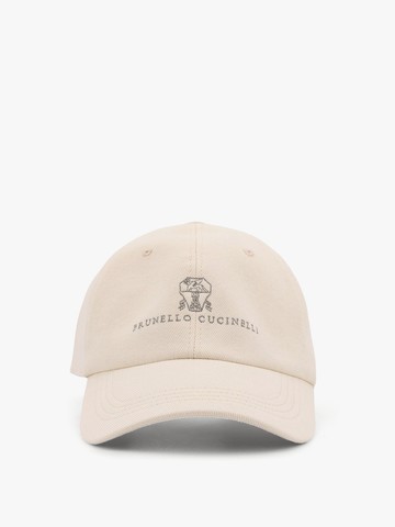 Peaked canvas hat - BRUNELLO CUCINELLI - gender_Man