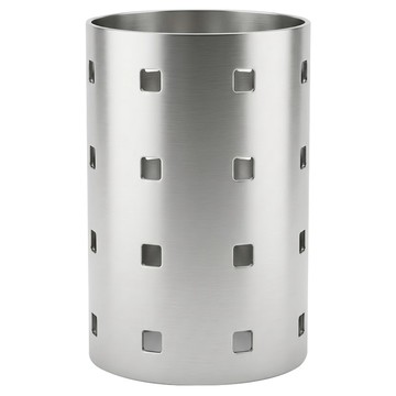 GOZENBO 御膳坊 全鋼時尚餐具筒 14 x 10cm  不鏽鋼 銀色  1個