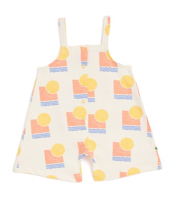 The Bonnie Mob Organic Cotton Printed Dungarees