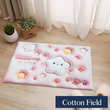 棉花田3D視覺吸水防滑地墊-二件組(多款可選)