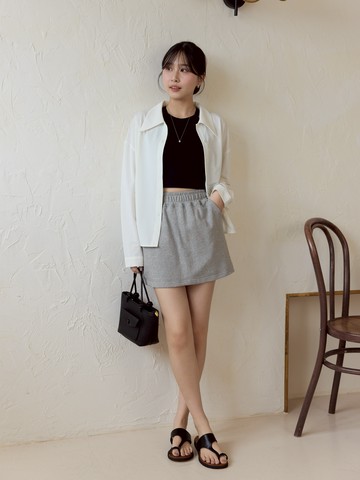 小慵懶隨性棉褲裙