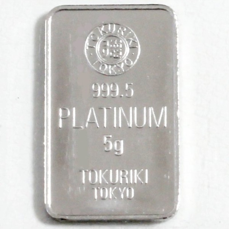 市場 田中貴金属 未使用品 プラチナ 10g バー インゴット ＰＴ