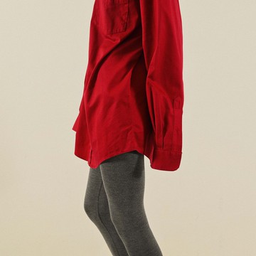 【NaSuBi Vintage】經典輪廓純色古著襯衫