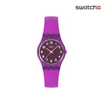 Swatch MAGENTA WEAVE 經典手錶/女錶/瑞士製造 LV122 (25mm)